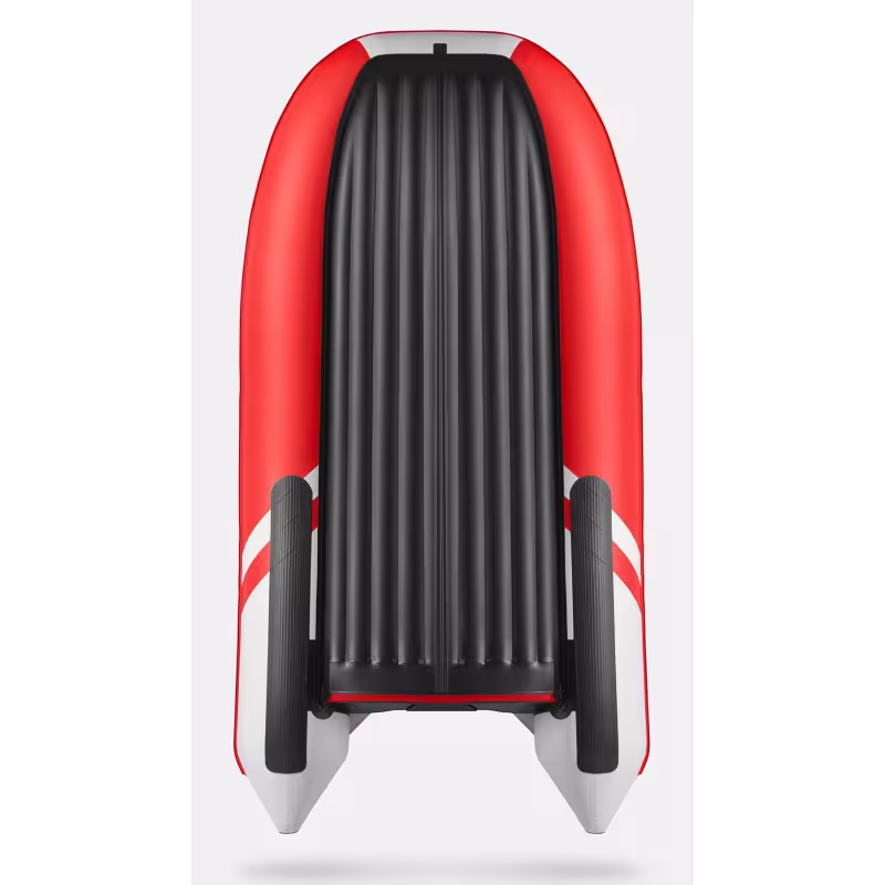 Надувная лодка ПВХ Gladiator E350S, НДНД, красный/белый