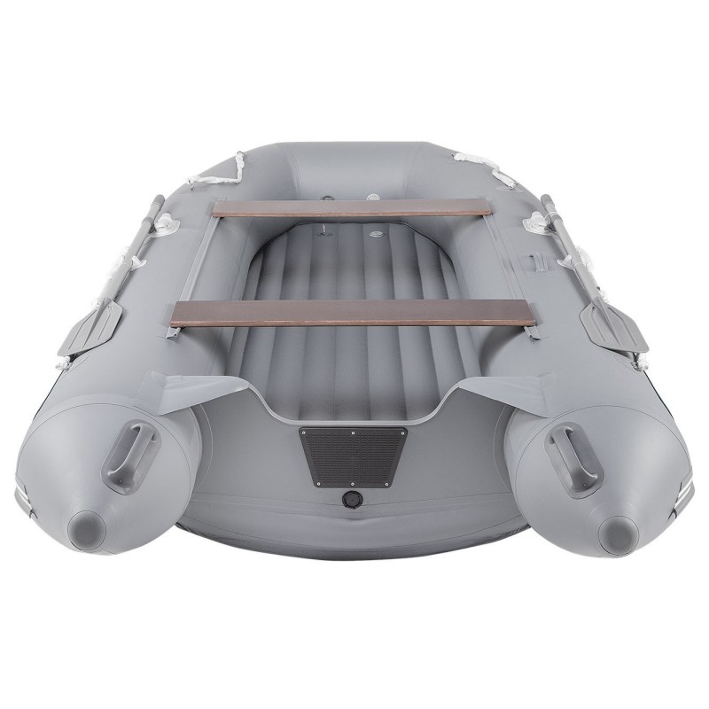 Надувная лодка ПВХ Gladiator E350S, НДНД, темно-серый