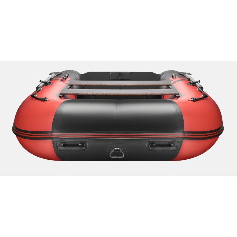 Надувная лодка ПВХ Gladiator E420S Jet, НДНД, красный/черный