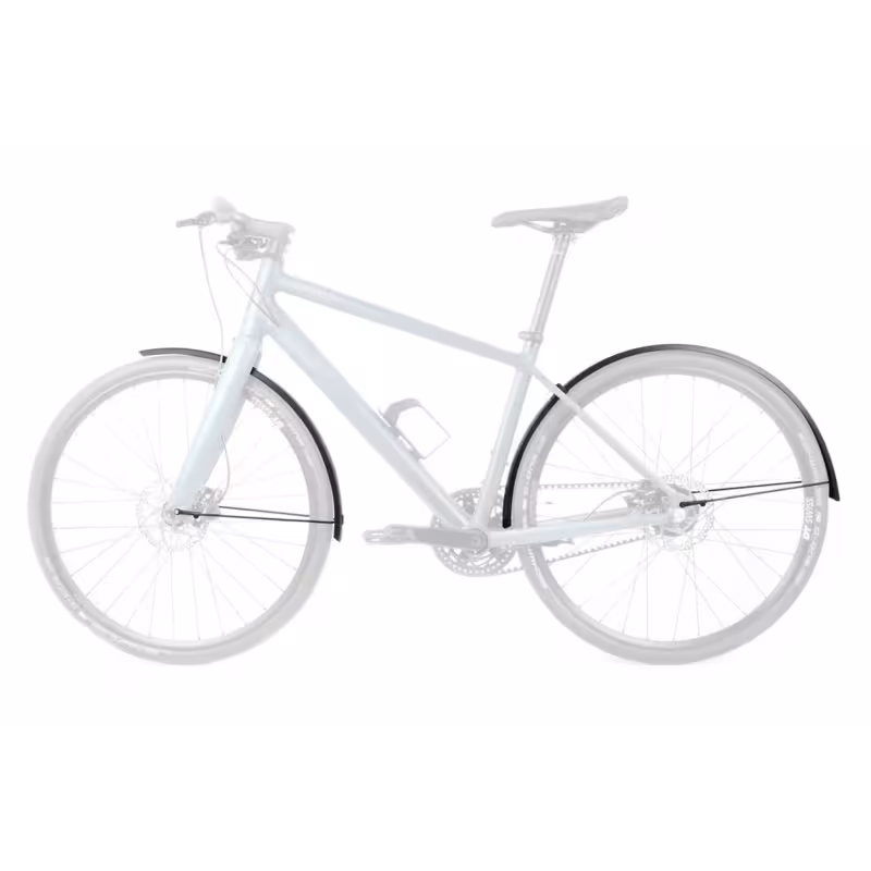 Крылья для велосипеда 27,5-28" SKS Edge Al Set 56 мм NSK11530, черный