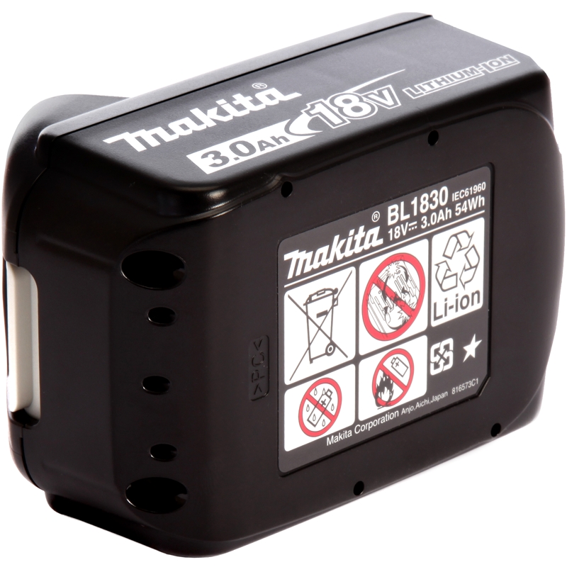 Аккумулятор Makita LXT BL1830B, 3Ач, Li-Ion