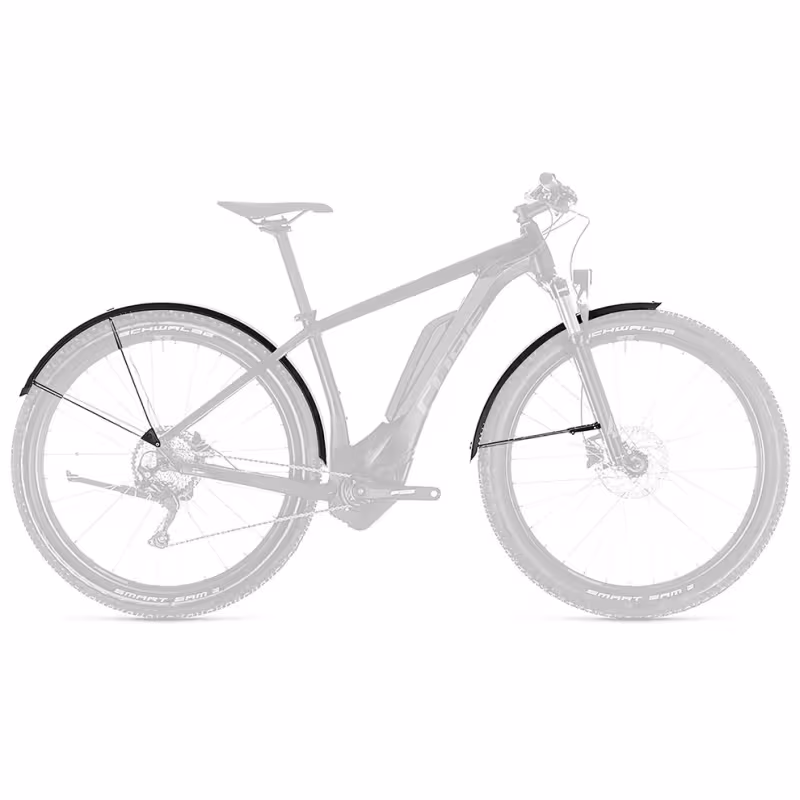 Крылья для велосипеда  27,5-29" SKS Bluemels U Long NSK11517, 75 мм, черный