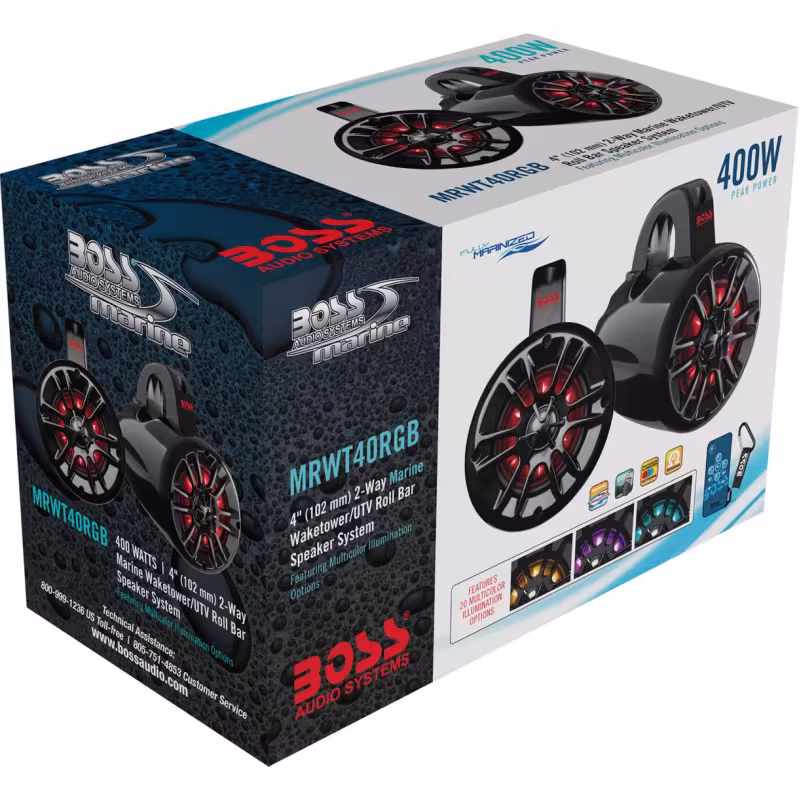 Аудиосистема Boss Audio MRWT40RGB, черный