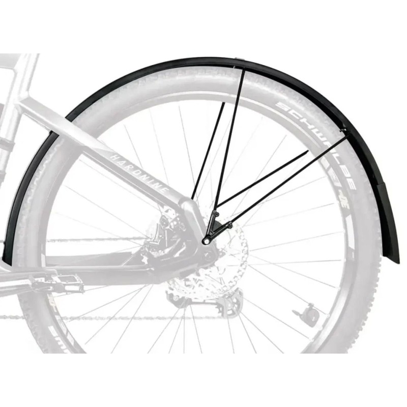 Крылья для велосипеда 27,5-28" SKS Bluemels Matt Black Set NSK10433, 45 мм, черный