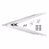 Крылья для велосипеда 27,5-28" SKS Bluemels Reflective Black Set NSK11007, 45 мм, черный