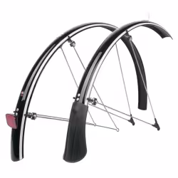 Крылья для велосипеда 27,5-28" SKS Bluemels Reflective Black Set NSK11007, 45 мм, черный