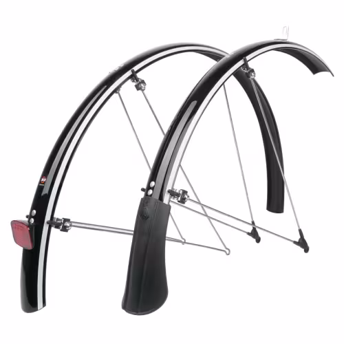 Крылья для велосипеда 27,5-28" SKS Bluemels Reflective Black Set NSK11007, 45 мм, черный
