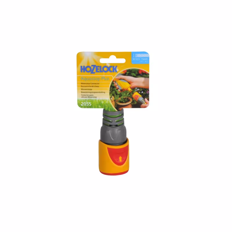 Коннектор с автостопом для шланга Hozelock 2055P3600, 1/2"