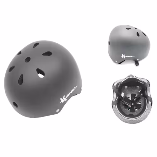 Велошлем Klonk Street/Dirt 12073, серый, размер M/L, 57-61 см