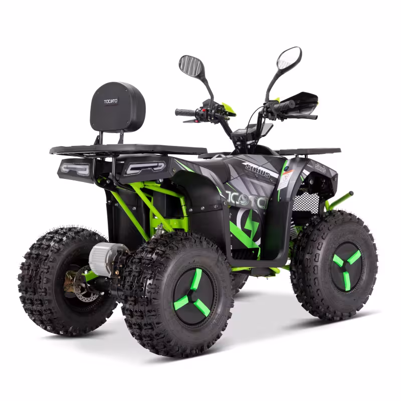 Комплект запчастей для сборки детского аккумуляторного квадроцикла Yacota Sirius 2000W, белый/зеленый