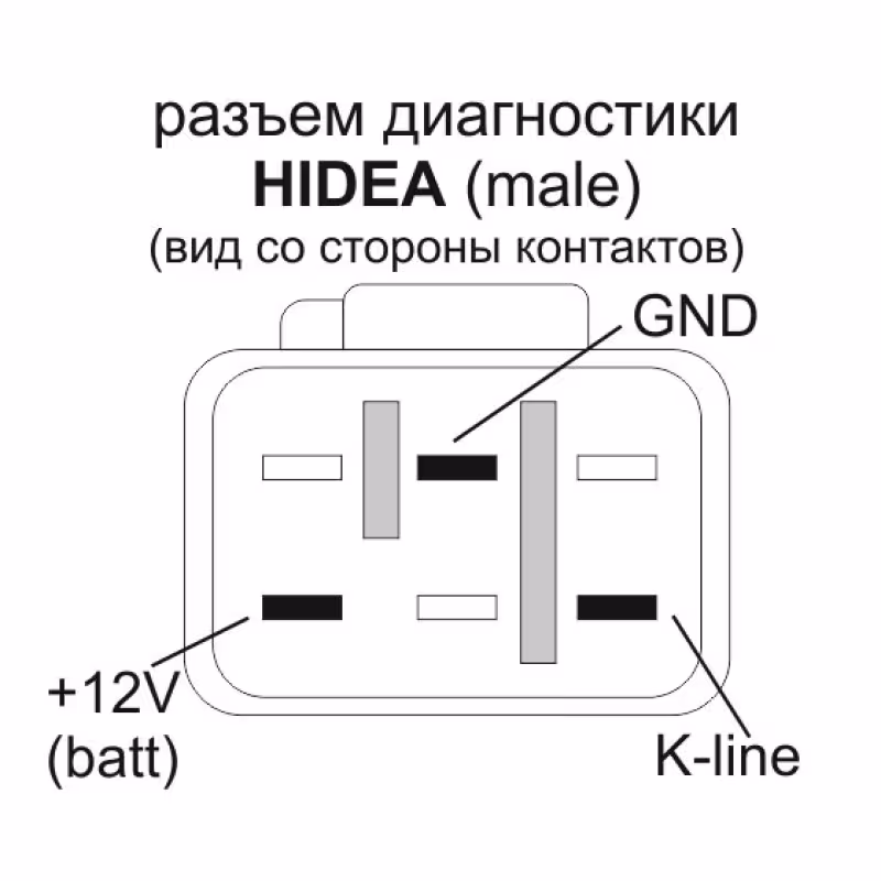 Бортовой компьютер Multitronics CL-650M, черный (разъем Hidea/Parsun)