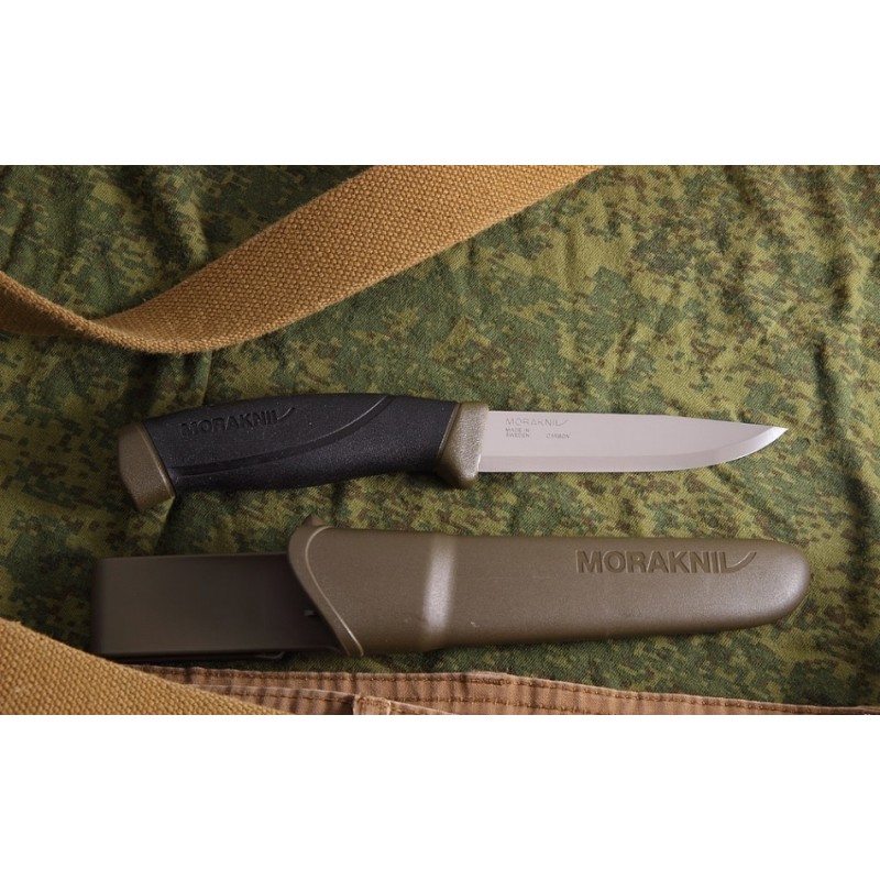 Нож туристический Morakniv Companion MG, хаки
