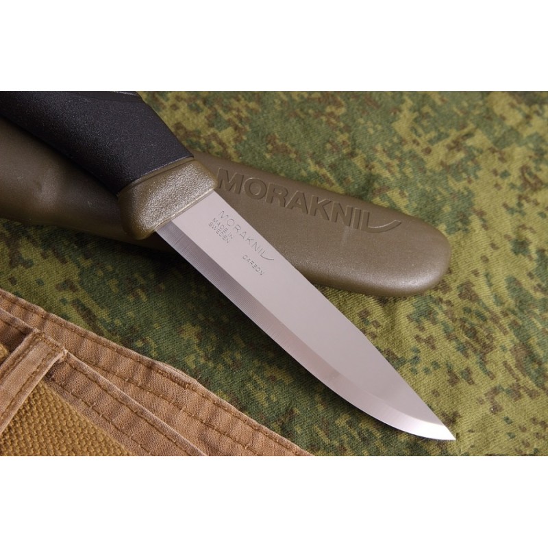 Нож туристический Morakniv Companion MG, хаки
