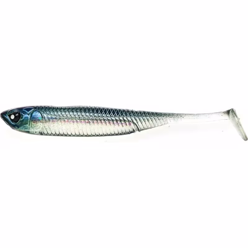 Силиконовая приманка Lucky John 3D Series Makora Shad Tail 3.0in, цвет 001, 7ш