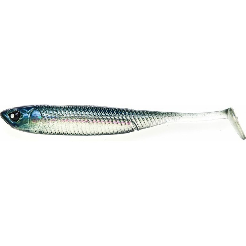 Силиконовая приманка Lucky John 3D Series Makora Shad Tail 3.0in, цвет 001, 7ш