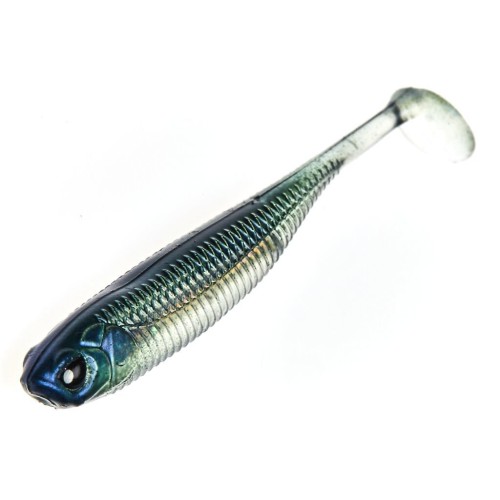 Силиконовая приманка Lucky John 3D Series Makora Shad Tail 3.0in, цвет 001, 7ш