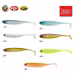 Силиконовая приманка Lucky John 3D Series Makora Shad Tail 4.0in, цвет 002, 6шт