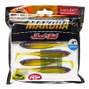 Силиконовая приманка Lucky John 3D Series Makora Shad Tail 4.0in, цвет 004, 6шт