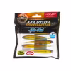 Силиконовая приманка Lucky John 3D Series Makora Split Tail 4.0in, цвет 004, 6шт