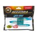 Силиконовая приманка Lucky John 3D Series Makora Split Tail 5.0in, цвет 002, 4шт