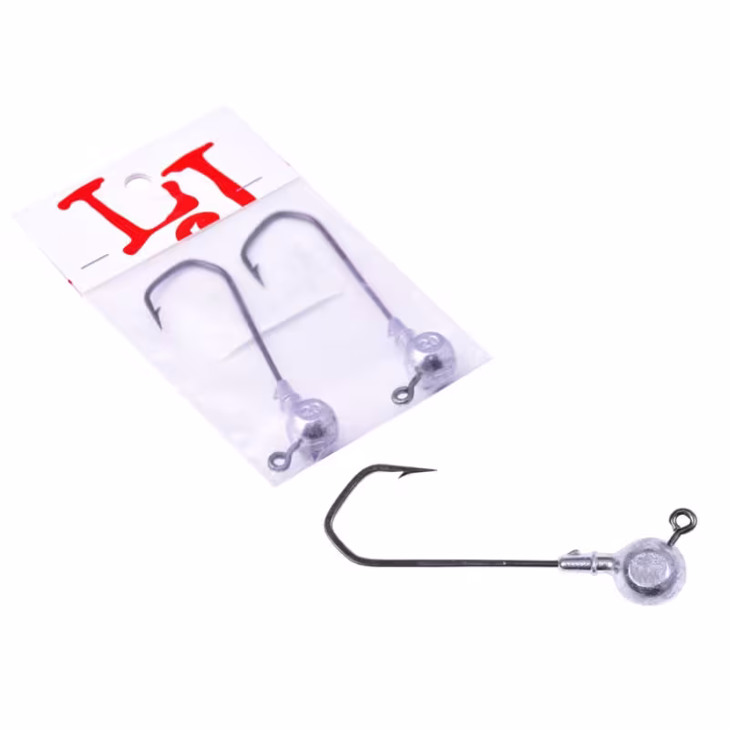 Джиг/головка Lucky John Pro Series Barbarian 120 градусов, 20гр., крючок 10/0, 2шт.