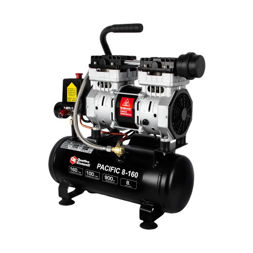 Компрессор поршневой безмасляный Quattro Elementi Pacific 8-160