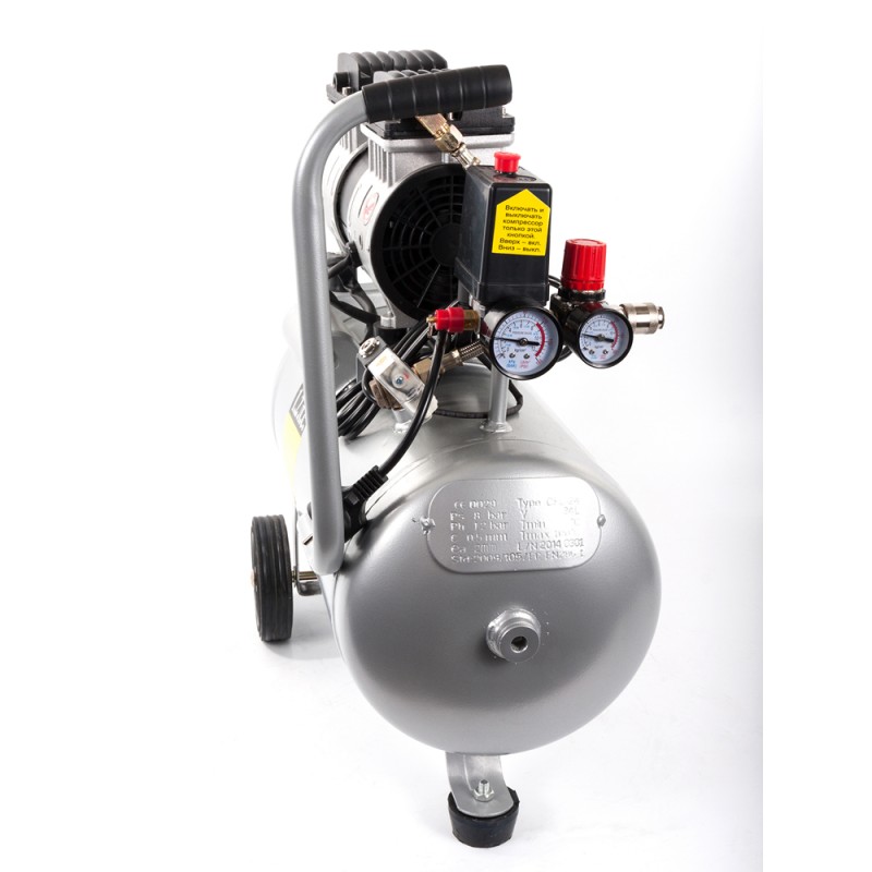 Компрессор поршневой безмасляный Quattro Elementi Pacific-24