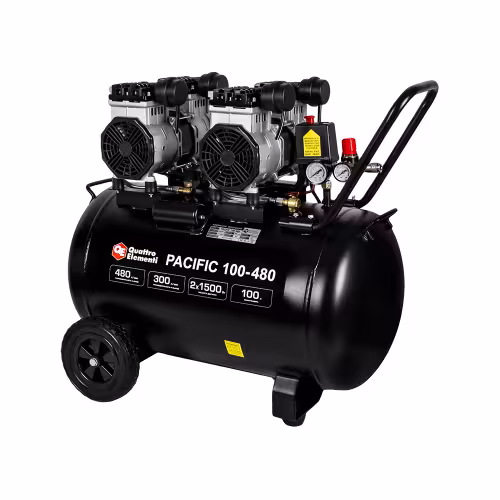 Компрессор поршневой безмасляный Quattro Elementi Pacific 100-480