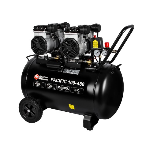 Компрессор поршневой безмасляный Quattro Elementi Pacific 100-480
