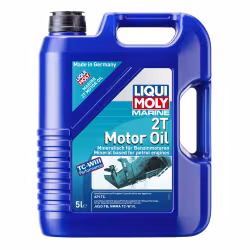 Масло моторное минеральное для 2Т лодочных моторов Liqui Moly, 5л