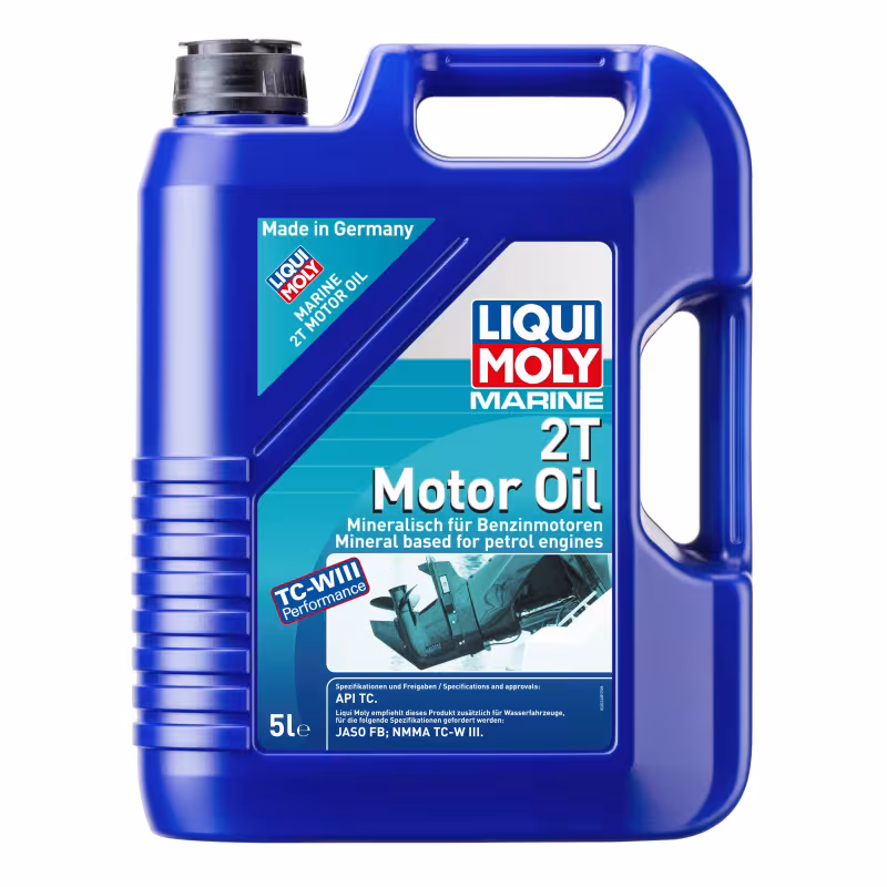Масло моторное минеральное для 2Т лодочных моторов Liqui Moly, 5л