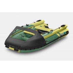 Надувная лодка ПВХ Gladiator E380X, НДНД, зеленый/оливковый