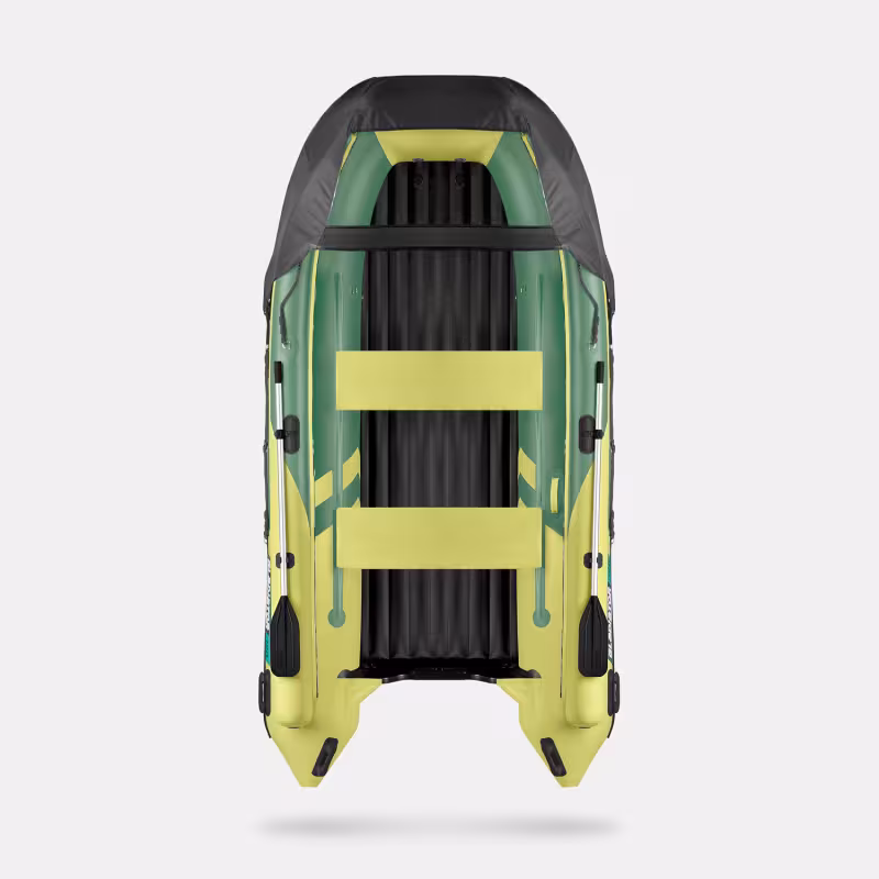Надувная лодка ПВХ Gladiator E380X, НДНД, зеленый/оливковый