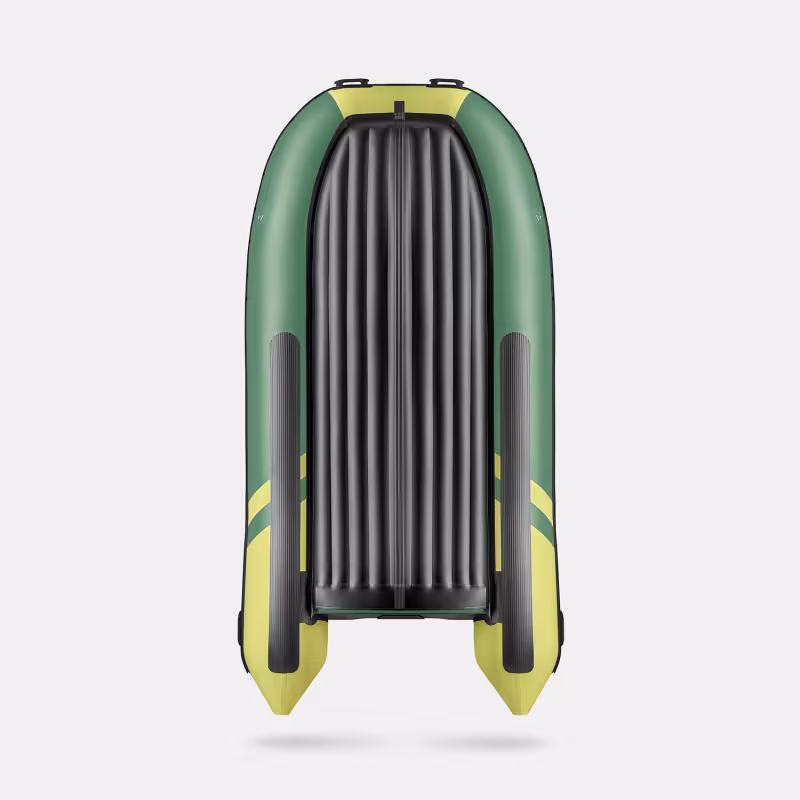 Надувная лодка ПВХ Gladiator E380X, НДНД, зеленый/оливковый