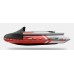 Надувная лодка ПВХ с фальшбортом Gladiator E450X, НДНД, красный/белый
