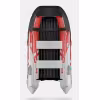 Надувная лодка ПВХ с фальшбортом Gladiator E450X, НДНД, красный/белый