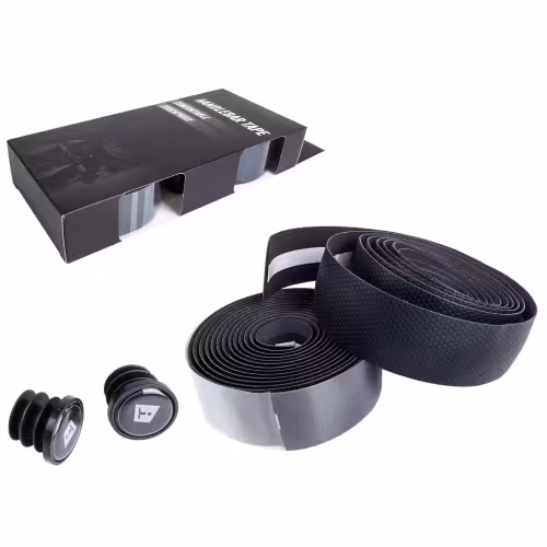 Обмотка руля Tech Team Simple EVA+PU Сarboon, черный, 2 шт