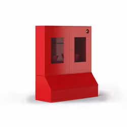 Щит пожарный, металлический, закрытый, 1300х1500х540 мм, с ящиком для песка