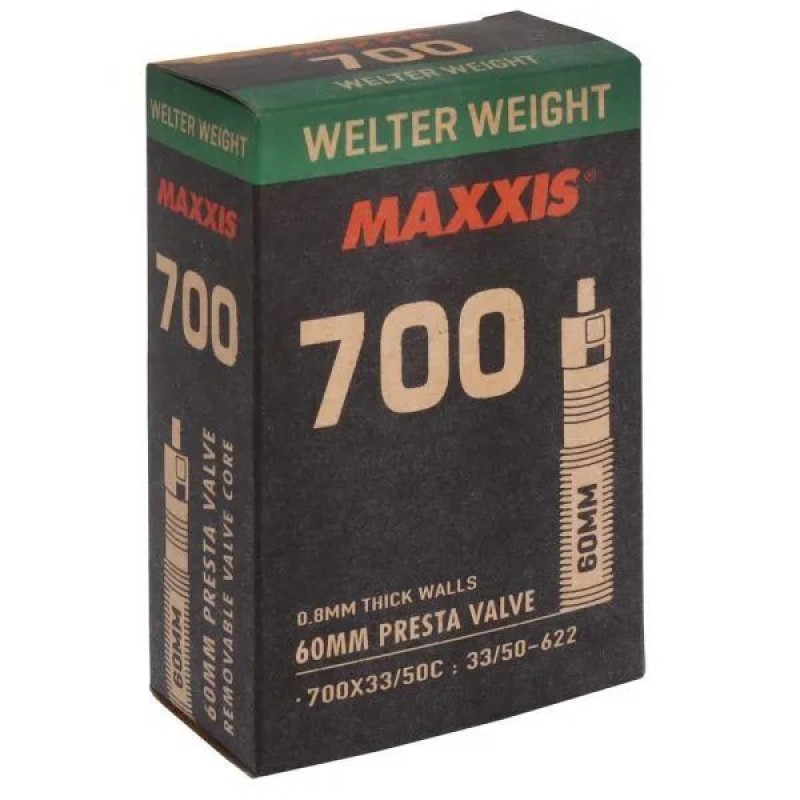 Камера Maxxis Welter Weight EIB00137400, 28x700x33/50C, велониппель 60 мм