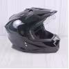 Мотошлем Ataki JK802 Solid, черный глянец, размер М