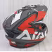 Мотошлем Ataki JK802 Valor, красный/серый матовый размер M