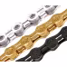 Цепь велосипедная KMC X10EL Ti-N 114L Gold, 10 скоростей, 114 звеньев