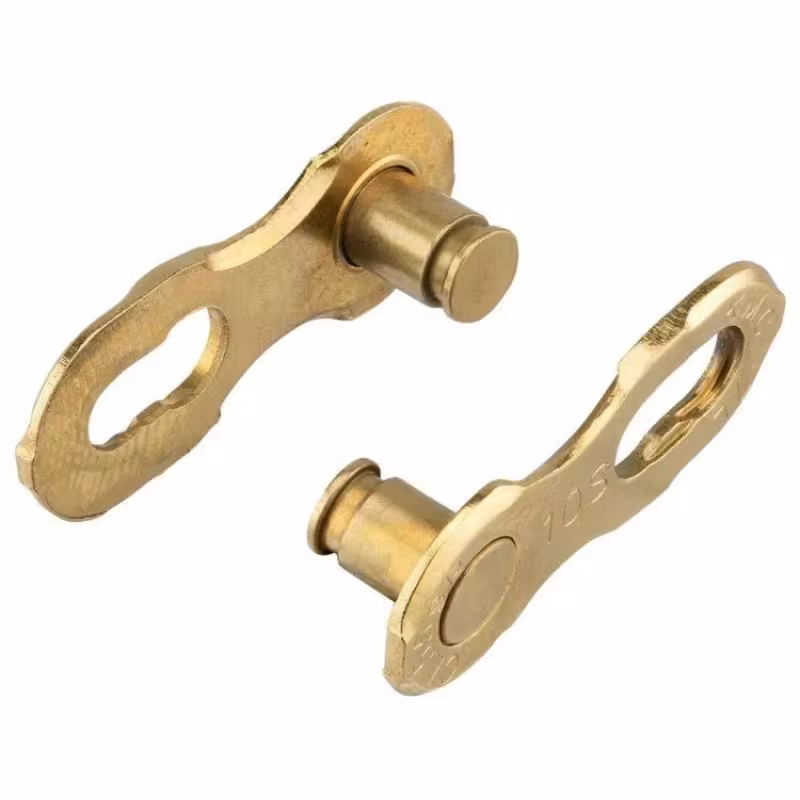 Цепь велосипедная KMC X10EL Ti-N 114L Gold, 10 скоростей, 114 звеньев