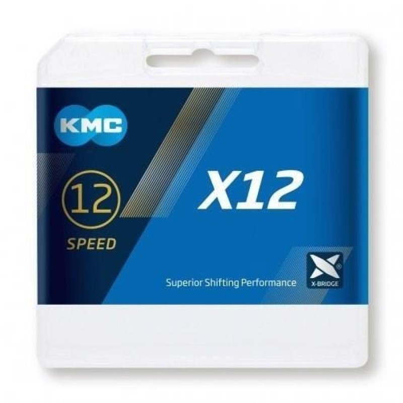 Цепь велосипедная KMC X12 Ti-N 126L Gold, 12 скоростей, 126 звеньев