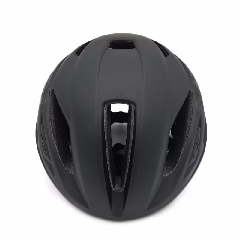 Велошлем Met Strale Black, черный, размер L, 58-61 см