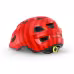 Велошлем детский Met Hooray Red Zebra, красный, размер XS, 46-52 см
