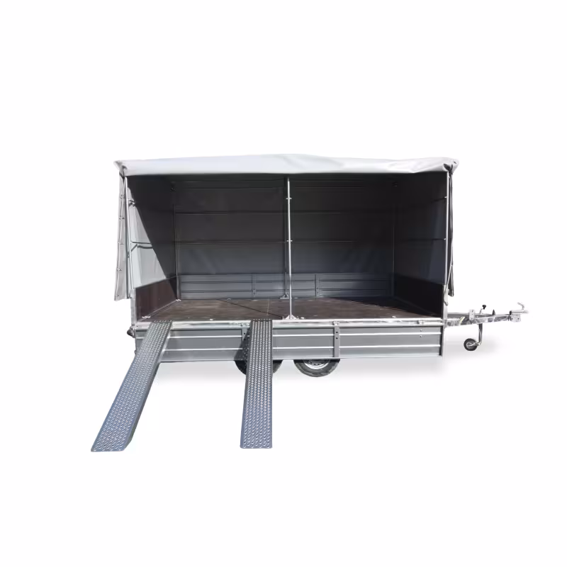 Прицеп бортовой двухосный Вектор ЛАВ 81013D Plus, высокий борт