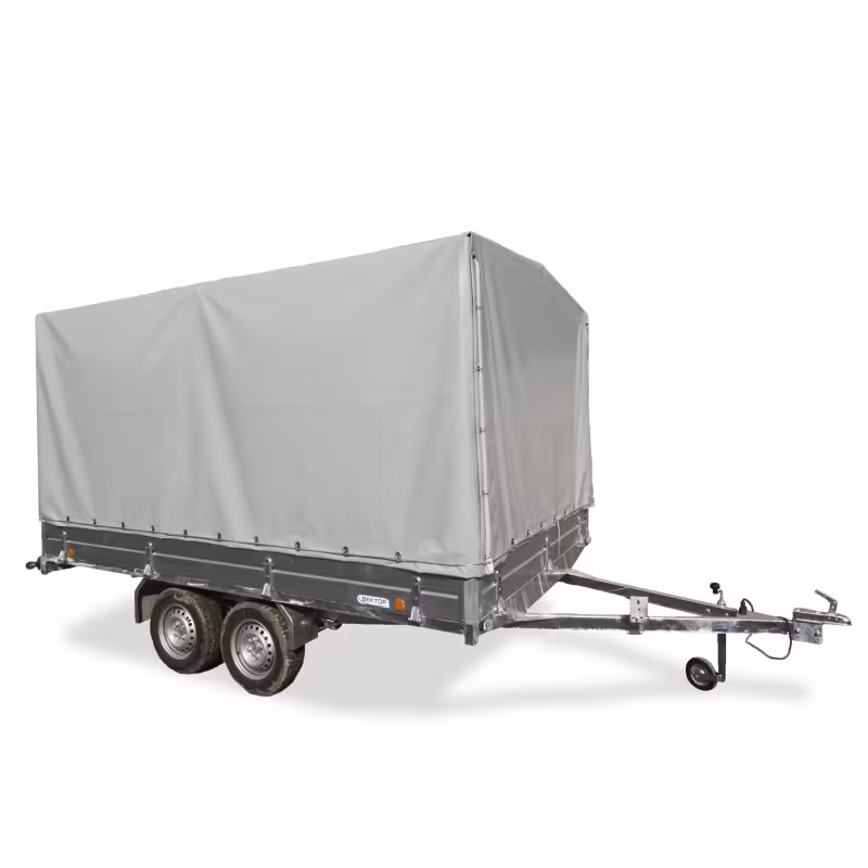 Прицеп бортовой двухосный Вектор ЛАВ 81013D Plus, высокий борт