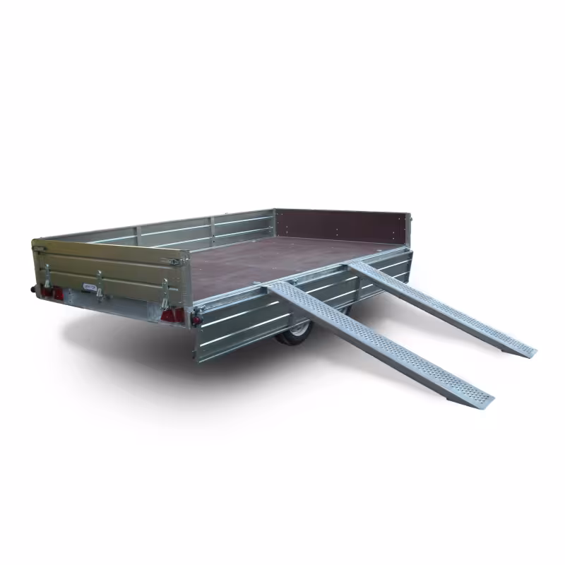 Прицеп бортовой двухосный Вектор ЛАВ 81013D Plus, высокий борт