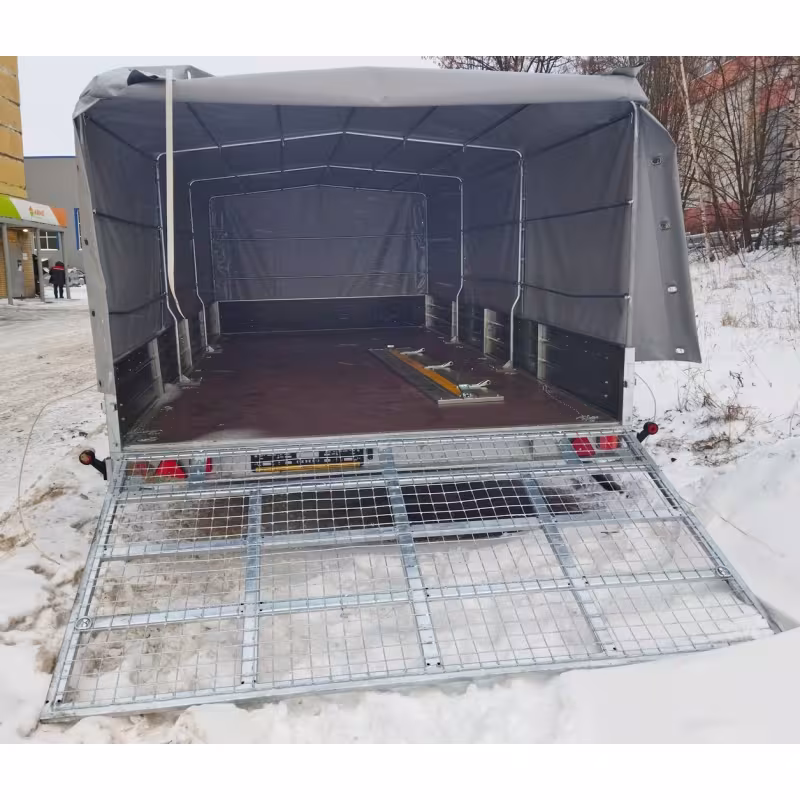 Прицеп бортовой двухосный Вектор ЛАВ 81013D Plus, высокий борт